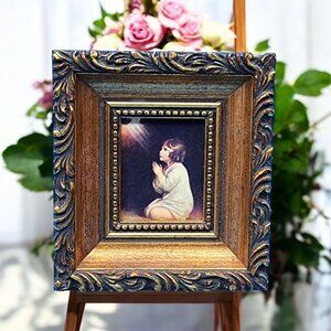 The Young Samuel 18th Century Miniature Art Print By Sir Joshua Reynolds In Orna